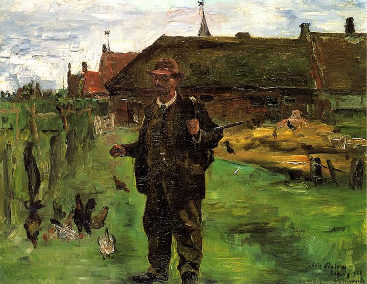 Lovis Corinth Portrat des Malers Paul Baum in Sluis